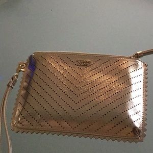 Small gold clutch